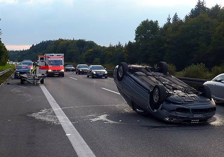 Nehoda na dálnici (ilustraní foto)